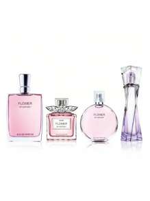 Set De 4 Perfumes Femeninos Con Aroma Dulce y Fresco De 25 ML Y 30 ML - Multicolor - Ver 9