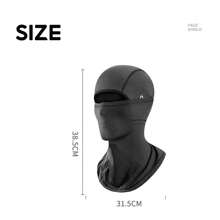 Mũ che nắng chống tia cực tím khi đi xe đạp, Mặt nạ che kín mặt chống tia cực tím cho xe mô tô, Khăn quàng cổ, Vải lụa thoáng khí, Mặt nạ chống gió mùa xuân và mùa hè, Câu cá thể thao ngoài trời cho cả nam và nữ, Leo núi, Cưỡi trượt tuyết - Màu xám đen - Xem 4