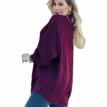 Women Sweaters - MARSALA - Xem 5