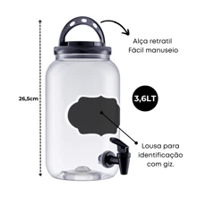 Storage Boxes , Bottles & Jars - Negro - Ver 4