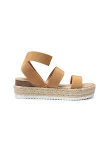 Women's Wedges Sandals Open Toe Ankle Strap Espadrilles Dressy Platform Sandals Buckle Ankle Strap Stylish Valentine's Day Summer Sandals - Lạc đà - Xem 7