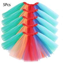 1pc/3pcs/5pcs Neon 80s Tutu Skirt, 3-Layers, For Princess Dress Up, Party, Performance, Christmas, Festival, Mardi Gras, Ballet Performance, Party Gift - Mesh Tutu Skirt - View 55