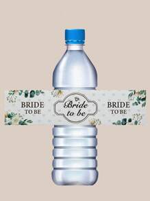 1 Set Of 10pcs Wedding Party Water Bottle Stickers - Multicolor - View 1