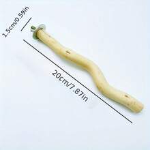 1 Miếng Tự nhiên Gỗ nguyên khối Chim Cá rô Đứng , Cá rô Dán , Mài Cái vuốt Gậy , Lồng Phụ kiện , Chim Nơi - Nhiều màu - Xem 2