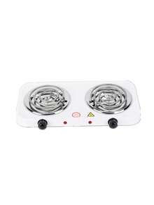 Parrilla Electrica Induccion Estufa Hornilla Doble Termostato Cocina Control de Temperatura  127v - Blanco - Ver 5