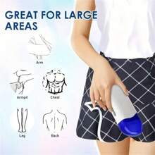 Viilife 一套滚轮式脱毛蜡套装，包含1个蜡罐、100片脱毛蜡纸、5片湿巾，男女均适用，适合敏感肌肤。 - 美規A型插(110-127V) - 查看 4