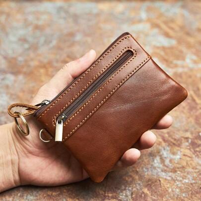 Vintage Genuine Leather Wallet Casual Multifunctional Card Holder Women's Portable Wallet Unisex Business Casual For Men Wallet Mini Wallet Purse Wallet Coin Wallet