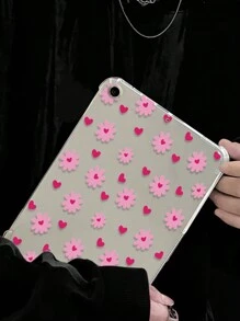 Ốp Mềm Bảo Vệ Màu Đen Sơn Màu Hoa Tương Thích Với Ipad Pro 11inch, Air 4/5 10.9inch, 2023 Ipad 10 10.2inch Mới, Máy Tính Bảng Mini 6/5, Chống Rơi/Chống Bẻ Cong/Phong Cách Tối Giản - Nhiều màu - Xem 7