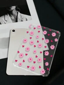 Ốp Mềm Bảo Vệ Màu Đen Sơn Màu Hoa Tương Thích Với Ipad Pro 11inch, Air 4/5 10.9inch, 2023 Ipad 10 10.2inch Mới, Máy Tính Bảng Mini 6/5, Chống Rơi/Chống Bẻ Cong/Phong Cách Tối Giản - Nhiều màu - Xem 2