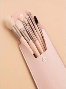 Bộ cọ trang điểm Apricot 8 cây + Túi đựng Bộ cọ trang điểm mini cầm tay Dụng cụ làm đẹp cho người mới bắt đầu Phấn phủ siêu mềm cao cấp Phấn mắt Cọ chải lông mày Cọ chải môi Cọ phấn mắt, Bộ cọ, Bộ cọ trang điểm, Bộ cọ trang điểm, Bộ trang điểm hoàn chỉnh, Bộ cọ trang điểm, Bộ trang điểm hoàn chỉnh, Bộ cọ, Cọ trang điểm, Bộ quà tặng trang điểm, Bộ - Màu be - Xem 7