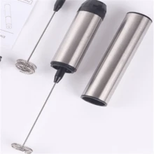 Handheld Electric Mini Whisk, Full Automatic Wireless Eggbeater & Milk Frother Mixer - Black - View 11