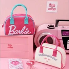 Miniso 联名女士手提包，大容量，时尚百搭，生日礼物、情人节礼物、新年礼物（白色） - 白色 - 查看 7