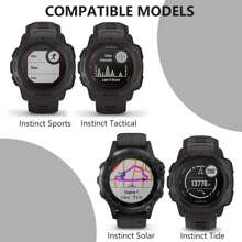 Soft Silicone Replacement Watch Band Compatible With Instinct/Instinct 2/Solar, Suitable As Back-To-School Gift - Garmin Instinct1/2 - View 4