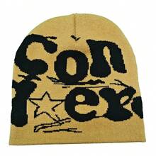 1 Miếng Của phụ nữ Y2K Phong cách Dệt hoa Mũ len Với Thiết kế chữ cái , Thích hợp Đối với Mặc hàng ngày - Nhiều màu - Xem 6