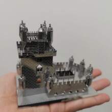 Quebra-cabeça Metálico 3D, Modelo de Montagem DIY, Quebra-cabeça de Fivela de Aço Inoxidável, Modelo de Arquitetura, Sem Necessidade de Cola, Presente de Aniversário, Decoração, Marco