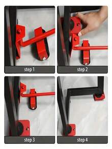 5 cái Đồ nội thất Di chuyển Công cụ Bộ dụng cụ , Nặng Di chuyển Hiện vật , Có thể mang đi Di chuyển Bộ công cụ , Thích hợp Đối với Di chuyển Và Lớn Đồ nội thất , Với bánh xe Và Tay cầm , Heavy-duty Và Hoạt động - Một kích thước phù hợp với tất cả màu xanh - Xem 8