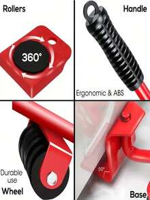 5 cái Đồ nội thất Di chuyển Công cụ Bộ dụng cụ , Nặng Di chuyển Hiện vật , Có thể mang đi Di chuyển Bộ công cụ , Thích hợp Đối với Di chuyển Và Lớn Đồ nội thất , Với bánh xe Và Tay cầm , Heavy-duty Và Hoạt động - Một kích thước phù hợp với tất cả màu xanh - Xem 4