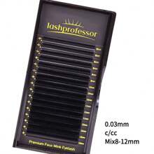 Mix 8-20mm Classic Individual Eyelashes Extension 16 Rows ,Lightweight Black Soft Natural Cashmere Individual Volume Eyelasheslash Clusters,Eyelash Clusters,Individual Eyelashes,Lashes,Fake Lashes - CC - View 28