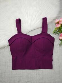 Women Tank Tops & Camis - Màu tím - Xem 1