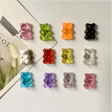 10/20pcs Bear Shaped Refrigerator Magnets, Cute Cartoon Bear Design With Magnetic Back, Ideal For Fridge And Kitchen Decoration, Suitable As Small Gifts For Female Friends