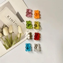 10/20pcs Bear Shaped Refrigerator Magnets, Cute Cartoon Bear Design With Magnetic Back, Ideal For Fridge And Kitchen Decoration, Suitable As Small Gifts For Female Friends