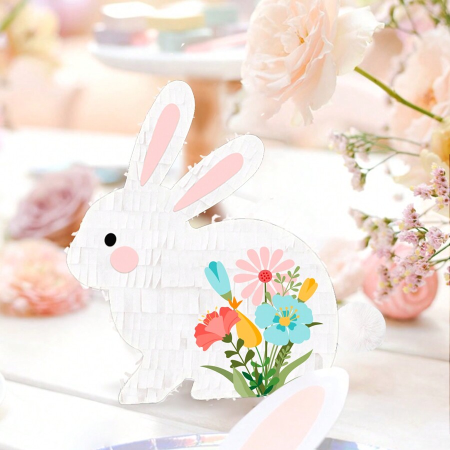 Easter Bunny Pinata Flower Rabbit Pinata For Easter Decoration Birthday ...