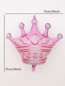 1只30英寸大皇冠箔氣球,mylar氣球,可用於生日、婚禮、聖誕派對裝飾 - 30in/1pc - 查看 6