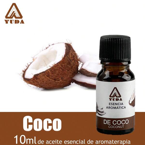 YUDA 1pc 10ml Aceite Esencial De Aromaterapia Aceite Esencial De Planta Para Humidificador Difusor Aceite De Fragancia De Aroma De Flor De Fruta, Para Desodorización De Sala De Estar Y Baño