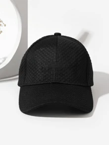 跨境春夏季透氣小方格運動棒球帽，新款男女通用，戶外運動休閒平頂帽 - 多色 - 查看 9