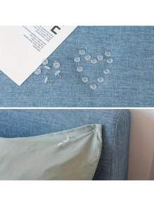 50 قطعة من دبابيس طباعة الفراش ذات رؤوس شفافة لثبات الغطاء والفراش ، مقاس 0.59 إنش