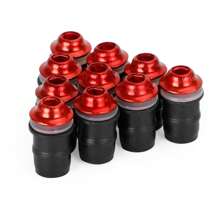 Kit de arandelas de tornillo para motocicleta, protector de parabrisas de aluminio, M5x16mm, paquete de 10