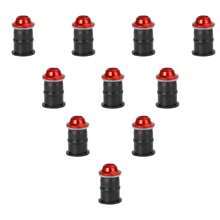 Kit de arandelas de tornillo para motocicleta, protector de parabrisas de aluminio, M5x16mm, paquete de 10