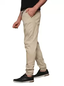 Men Jeans - 米色 - 查看 4