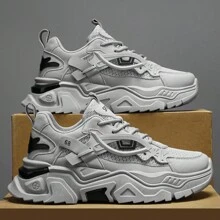 Zapatos de hombre con suela gruesa de ascensor para todas las estaciones con estilo y versatilidad de Hong Kong, colección de primavera
