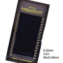 Mix 8-20mm Classic Individual Eyelashes Extension 16 Rows ,Lightweight Black Soft Natural Cashmere Individual Volume Eyelasheslash Clusters,Eyelash Clusters,Individual Eyelashes,Lashes,Fake Lashes - CC - View 26