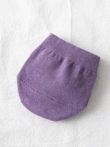 8 Pairs Women's Solid Color Invisible Ankle Socks, Thin Forefoot Socks For Summer - Multicolor - View 6