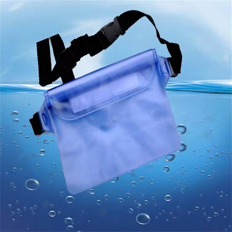 1pc Waterproof Swimming Waist Bag, PVC Waist Pouch Shoulder Bag, Underwater Phone Case, Unisex Waterproof Waist Pack PVC Storage Bag - Multicolor - View 5