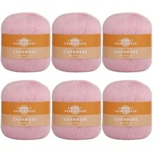 6入組羊絨感線(60%羊絨,20%丙烯酸纖維,20%粘膠纖維),適用於diy編織羊絨毛衣、長褲、手套、帽子和手工藝品 - 多色 - 查看 16