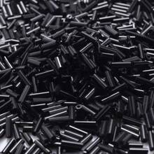 300 颗 2x6 毫米多色混合长管种子珠闪亮玻璃珠适用于制作手链首饰 DIY 针线活手工配件 - 彩色 - 查看 14