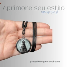 Men's Chain Necklaces - Black - View 2