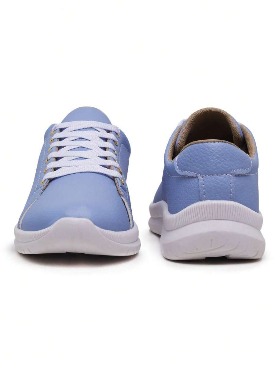 Women Wedge Sneakers - 藍色 - 查看 1