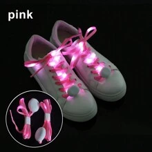 Led Light Up White Shoelace, Blinking Shoelace For Night Parties, Music Concerts, Dance Parties, Graduation Ceremonies Running, Skating, Cycling, Ktvs, Cool Light Fluorescent Mixed Color Performance Shoelace - Multicolor - View 17