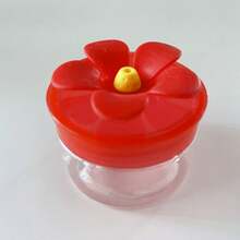 1入手持式蜂鳥餵食器,戶外掛式鳥餵食器,美麗創意透明馬森罐蜂鳥餵食器 - 彩色 - 查看 5