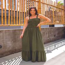 Women Dresses - 軍綠色 - 查看 1