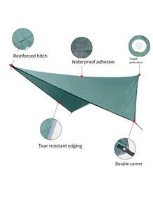 Chống thấm nước ngoài trời Lều Đối với Nhiều Sử dụng , Chống nắng , Cắm trại , Có thể mang đi Hình kim cương mặt trời Vải - ngụy trang - Xem 3