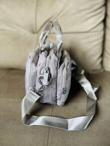 Women Shoulder Bags - Khaki - View 2