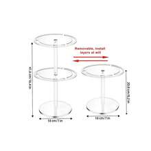 Acrylic Sunglasses Organizer, Transparent Rotating Display Rack For Desktop, 360° Rotation, Stackable, Can Hold At Least 18 Pairs Of Glasses - Clear - View 2