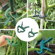 Gardening Phalaenopsis And Garden Tool Set, Including Tomato Plant Clips, Plastic Clips, Used To Fix Plants And Promote Better Growth - Multicolor - View 1