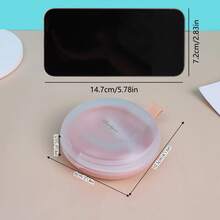 可攜式透明矯正器收納盒矯正器保持器存儲盒,可愛的設計,適用於牙套清潔 - 粉色 - 查看 8