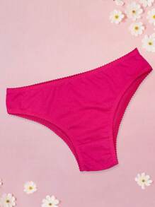 Women Thongs - 玫紅色 - 查看 1